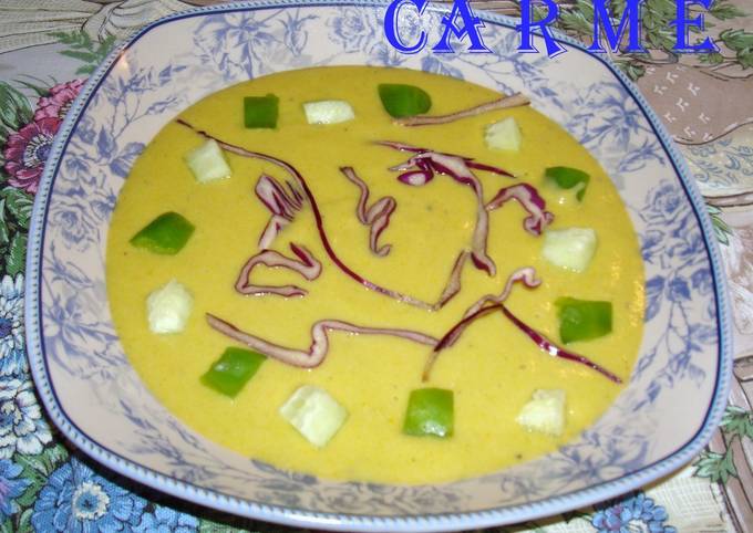 Foto principal de Crema fría de verduras y crudités