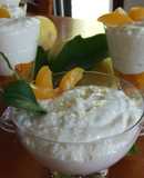 Crema de albaricoques con quark y canela