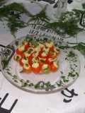 Tomates cherry con queso
