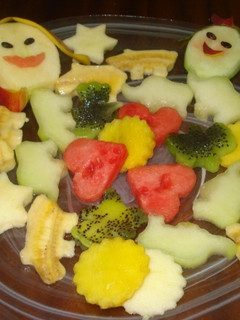 Una foto de Ensalada de frutas para niños