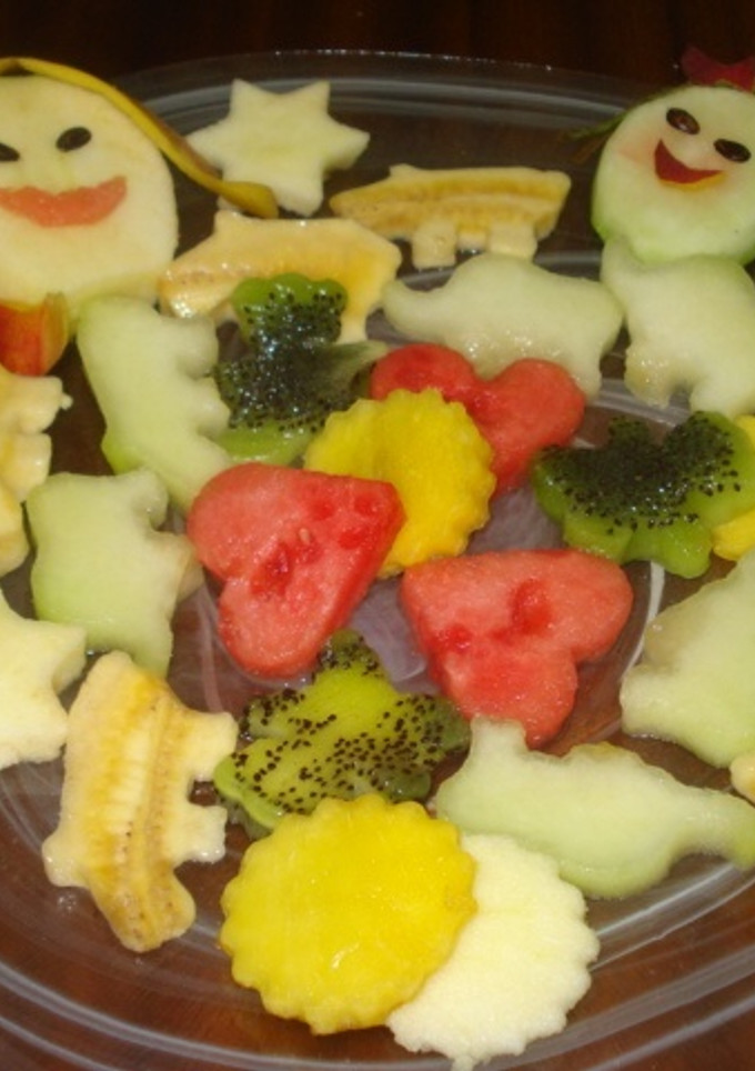 Una foto de Ensalada de frutas para niños