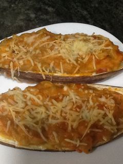 Una foto de Berenjenas rellenas con surimi
