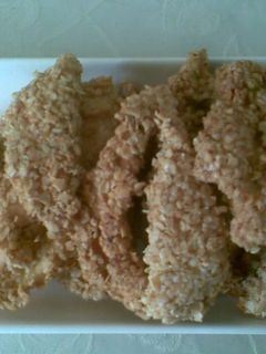 Una foto de Tiras de pollo crocantes