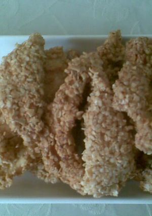 Una foto de Tiras de pollo crocantes