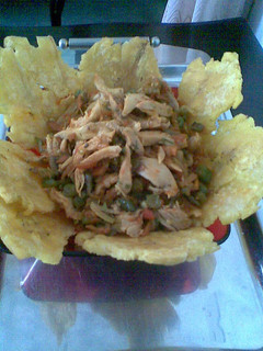 Una foto de Verduras con pollo