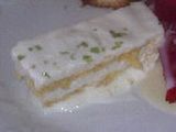 Turrón frío de limón