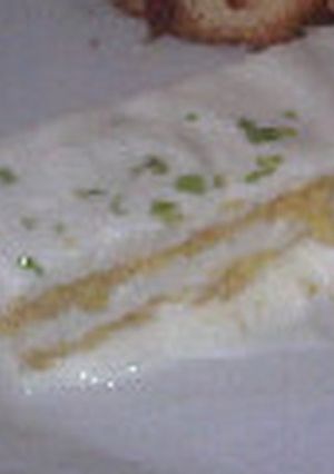 Una foto de Turrón frío de limón