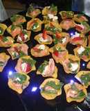 Salmón en canasticas