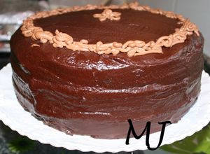 Una foto de Pastel de chocolate (My devils food cake)