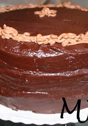 Una foto de Pastel de chocolate (My devils food cake)