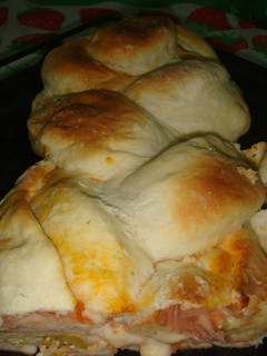 Una foto de Pizza Trenzada