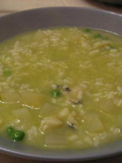 Una foto de Arroz verde