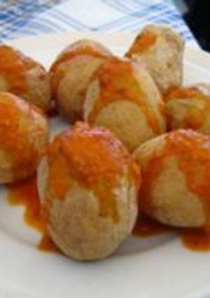 Una foto de Papas arrugadas