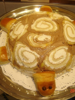 Una foto de Tarta tortuga Gertrudis