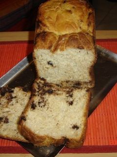 Una foto de Pan de plátano y chocolate