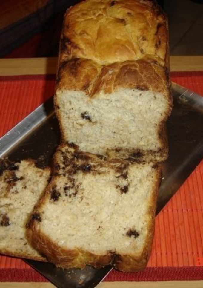 Una foto de Pan de plátano y chocolate
