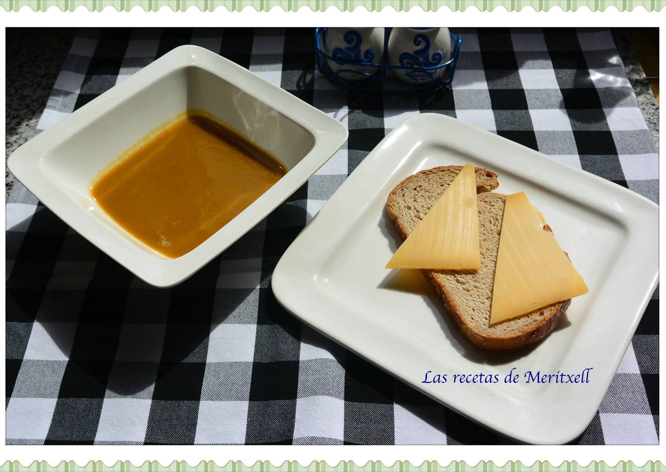 Crema de verduras con lentejas