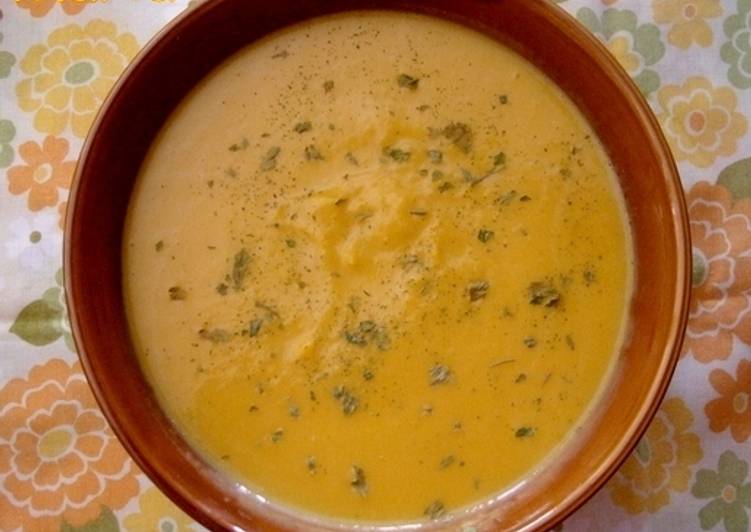 Crema fría de calabaza con jengibre