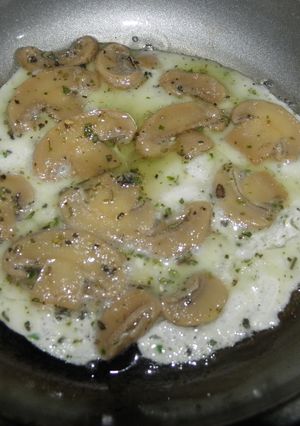 Una foto de Omelette de  champiñones para dieta