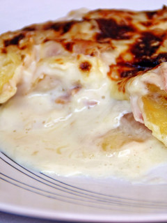 Una foto de Patatas con bechamel