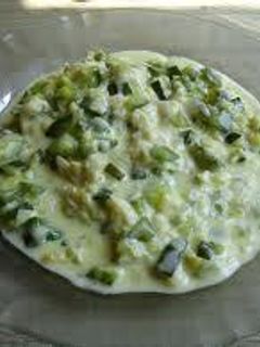 Una foto de Calabacitas con tres quesos