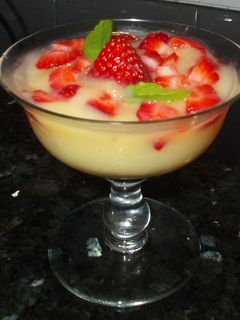 Una foto de Crema de limonada