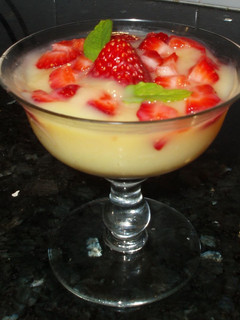 Una foto de Crema de limonada