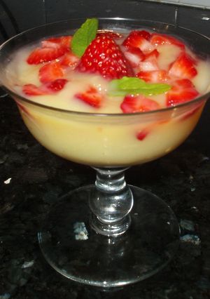 Una foto de Crema de limonada
