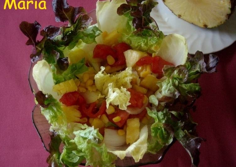 Ensalada combinada tropical