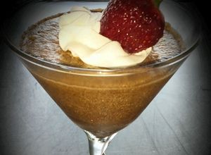 Una foto de Mousse de chocolate