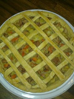 Una foto de Tarta de pollo con verduras