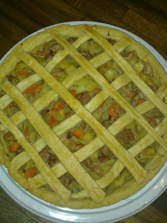 Una foto de Tarta de pollo con verduras