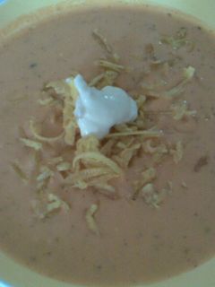 Una foto de Crema de tomate colombiana