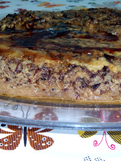 Una foto de Flan de pasas sultanas