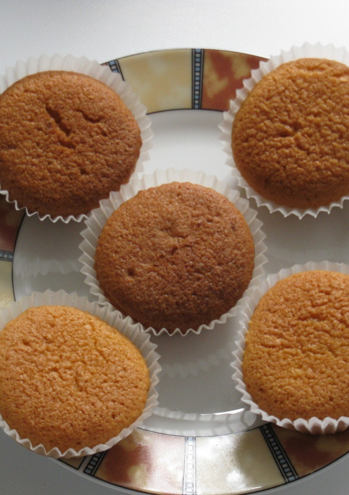 Una foto de Magdalenas de naranja (Thermomix)