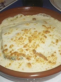 Una foto de Lasaña de espinacas