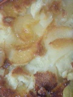 Una foto de Torta invertida de manzana