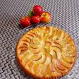 Tarta invertida de manzanas