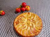 Tarta invertida de manzanas