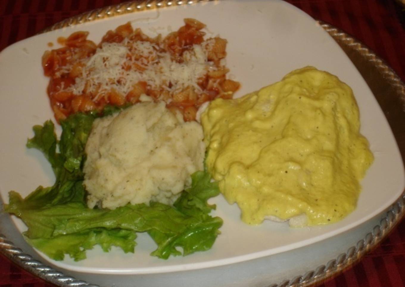 Pechugas de pollo en mostaza cremosa