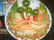 Una foto de guisantes faciles