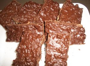 Una foto de Barra de chocolate reducida en calorías