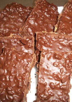 Una foto de Barra de chocolate reducida en calorías