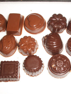 Una foto de Ganache o trufa al ron
