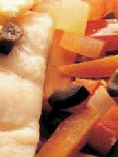 Una foto de Salmón con verduras más saludable