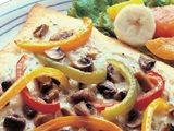 Pizza dos quesos un poco más sana
