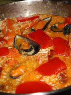 Una foto de Arroz caldoso con bogavanate