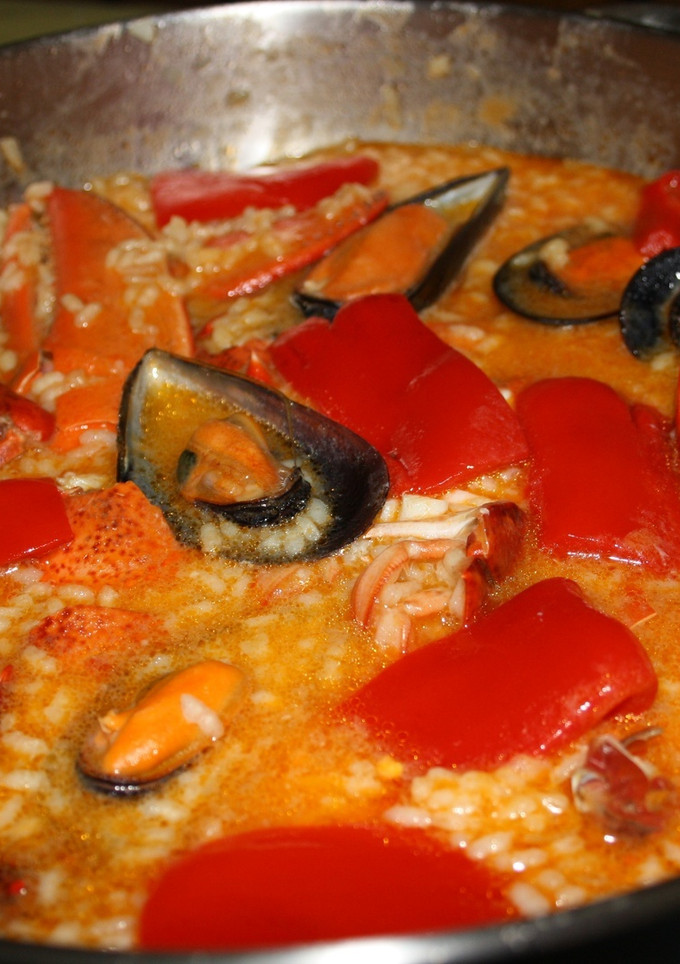 Una foto de Arroz caldoso con bogavanate