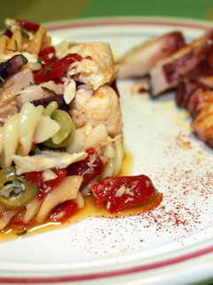 Una foto de Ensalada de pasta con "restos"
