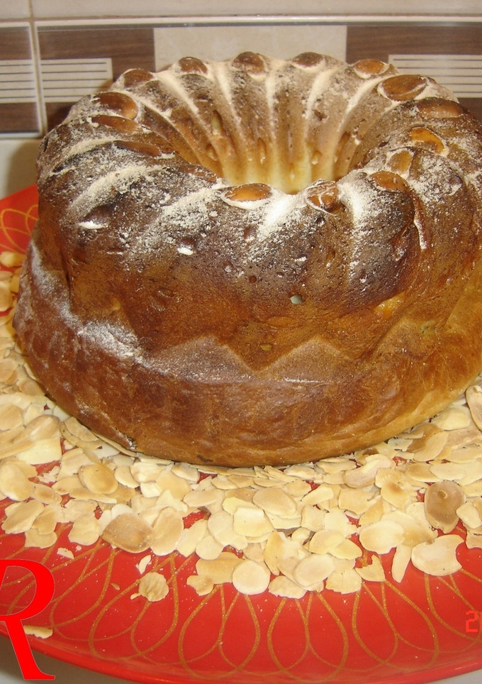 Una foto de Kougelhopf o kugelhopf